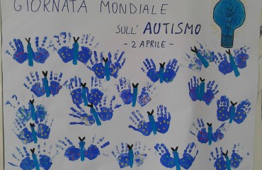 lavoretti sull'autismo dei bimbi della scuola di m.attu