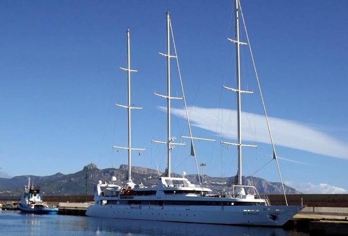 Le Ponant ad Arbatax (foto di A. Useli)