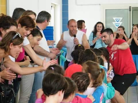 Saggio in piscina