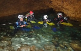 Speleologi della Federazione Speleologica Sarda