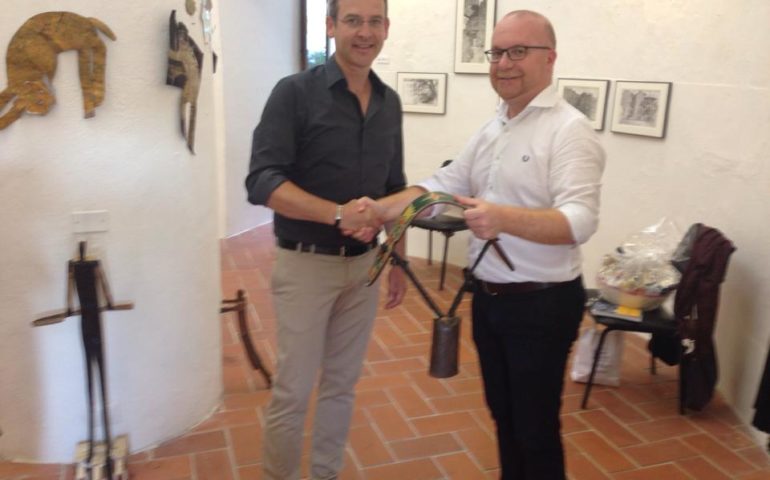 Baunei, incontro tra il sindaco Corrias e il sindaco di Hersbruck Robert Ilg. Dankeschön
