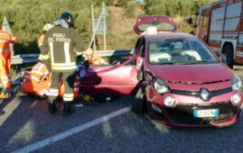 L'incidente nel quale sono rimasti coinvolti i giovani ogliastrini