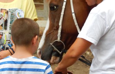 Bimbi e cavalli al Pastrengo