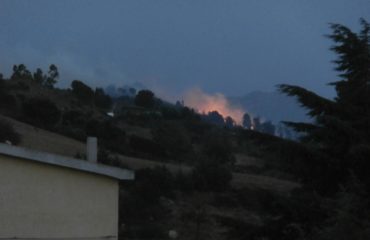 Incendio a Lanusei