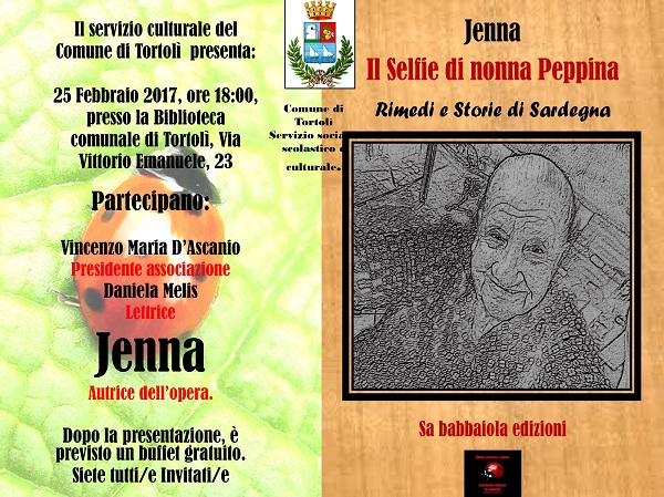 Presentazione a Tortolì del libro “Il Selfie di Nonna Peppina, rimedi e storie di Sardegna”