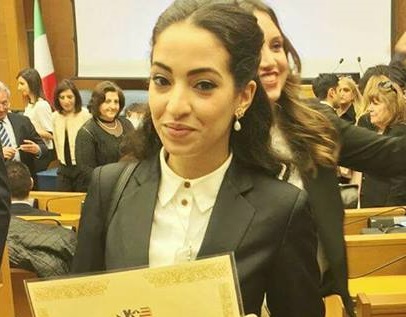 Ilham Mounssif, studentessa di Bari Sardo originaria del Marocco tra i migliori laureati d’Italia premiati alla Camera dei Deputati