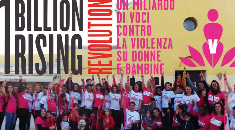 Antes Ogliastra Volley a One Billion Rising. Lo sport come vettore di informazione contro la violenza