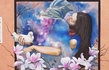 "Amore universale" il murale di M.Casula