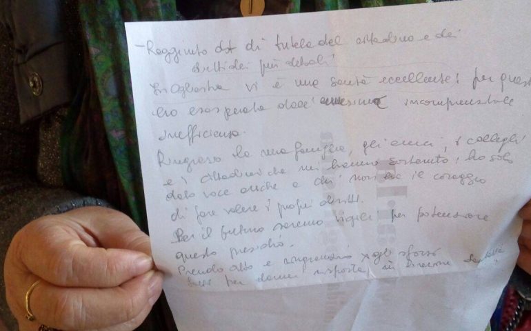 Protesta a Lanusei, Carla Lai ringrazia quanti si sono adoperati per aiutarla