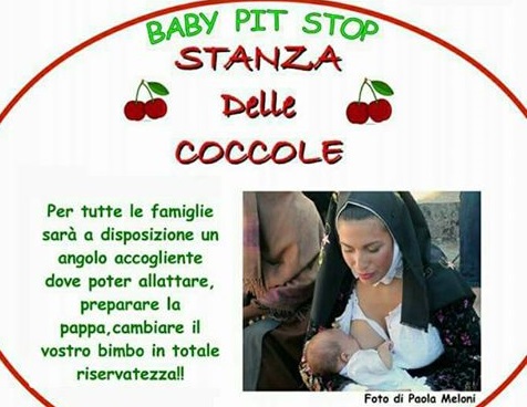 “La stanza delle coccole”, il pit stop per le mamme alla fiera delle ciligie di Lanusei