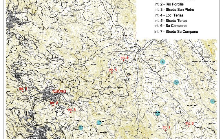 La mappa degli interventi