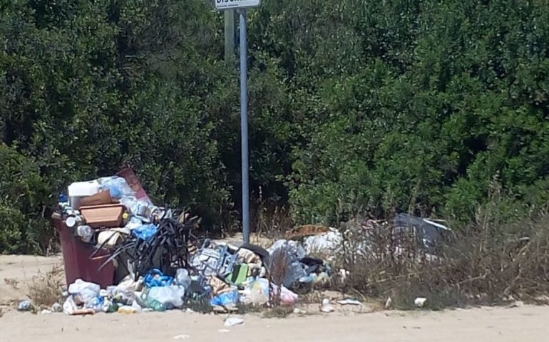 Cea, immagini di abbandono indiscriminato di rifiuti
