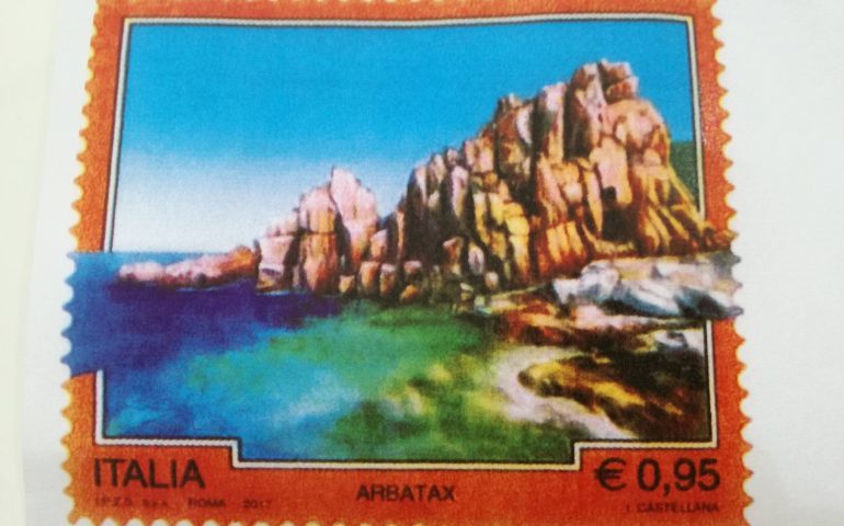 Arbatax, il 31 luglio la presentazione ufficiale del francobollo dedicato agli Scogli Rossi, unico dedicato alla Sardegna nel 2017