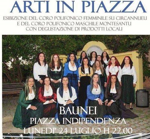 Baunei, appuntamento con la tradizione locale questa sera in Piazza Indipendenza