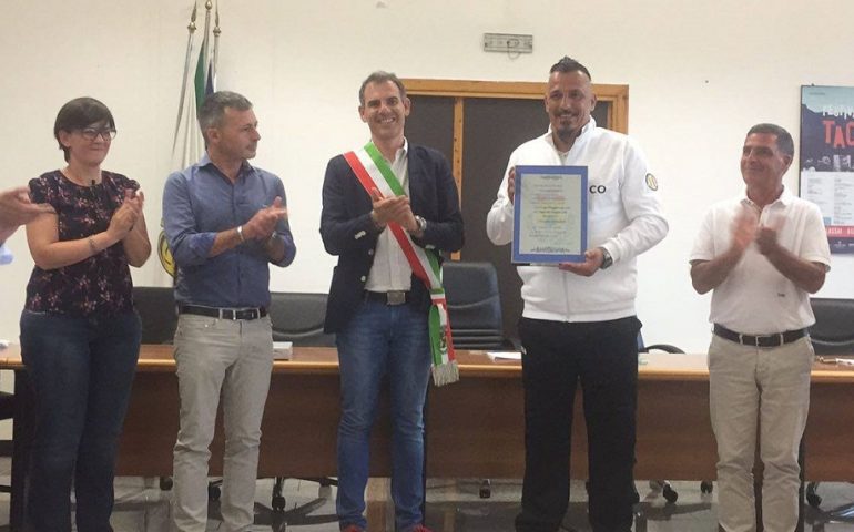 L’amministrazione di Jerzu premia l’atleta Moreno Marchetti