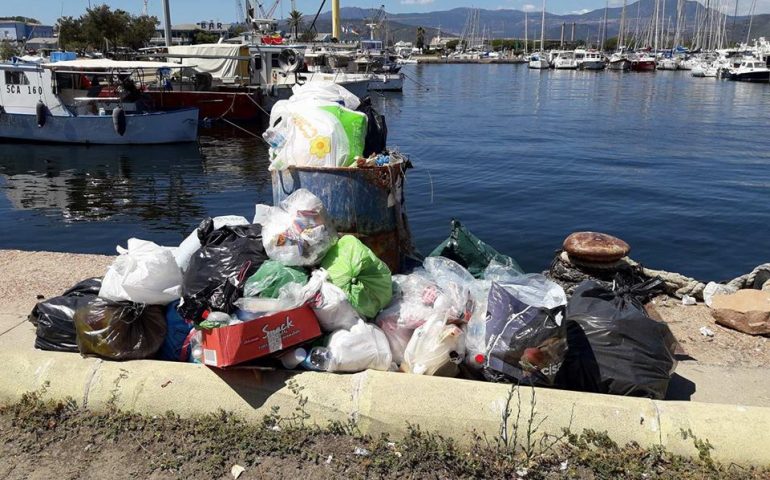 Arbatax, una vista desolante nella darsena pescatori