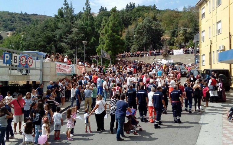 Protesta a Lanusei ( foto A.Piroddi)