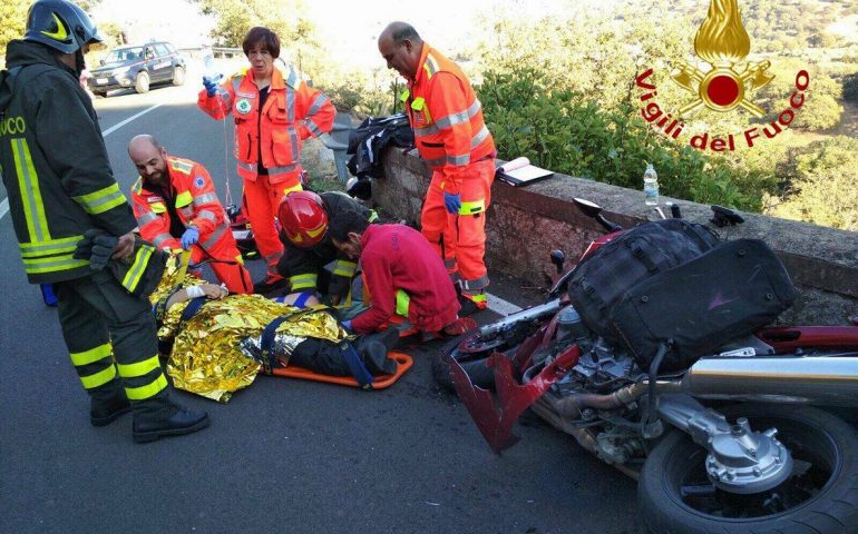 Brutto incidente stradale nel pomeriggio sulla Statale 389 all’uscita di Bitti verso Orune. Una persona è rimasta gravemente ferita