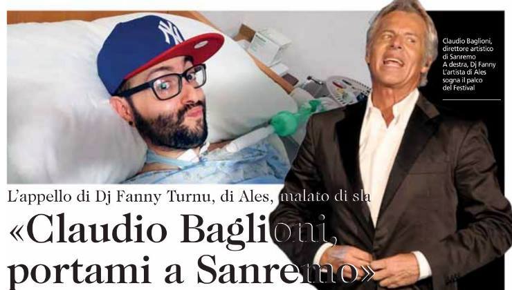 Dj Fanni a Sanremo: Andrea Turnu, il dj malato di SLA lancia il suo appello per partecipare al Festival
