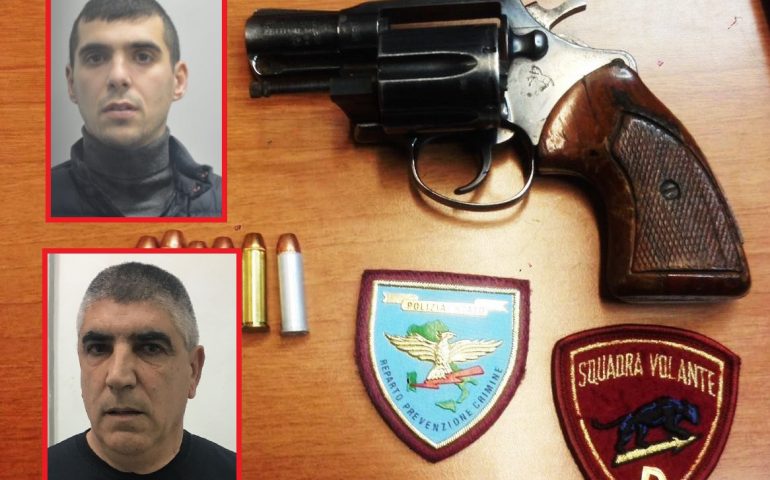 Cagliari, in giro con una pistola rubata: arrestati due pregiudicati, forse pronti a compiere reati