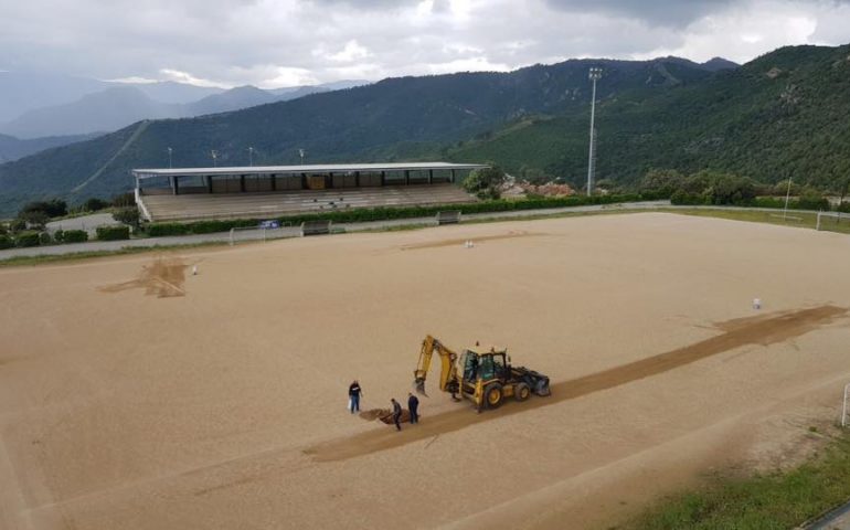 Baunei verso il nuovo campo sportivo. Il Planedda tra collaudi e verifiche