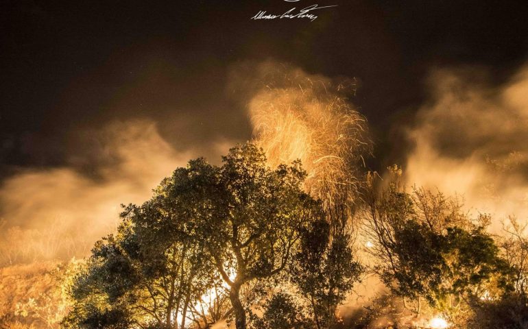 Maracalagonis, fiamme in località Suergiu Mannu. Domato incendio di 5mila metri quadri