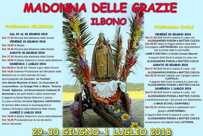 madonna delle grazie ilbono programma festa