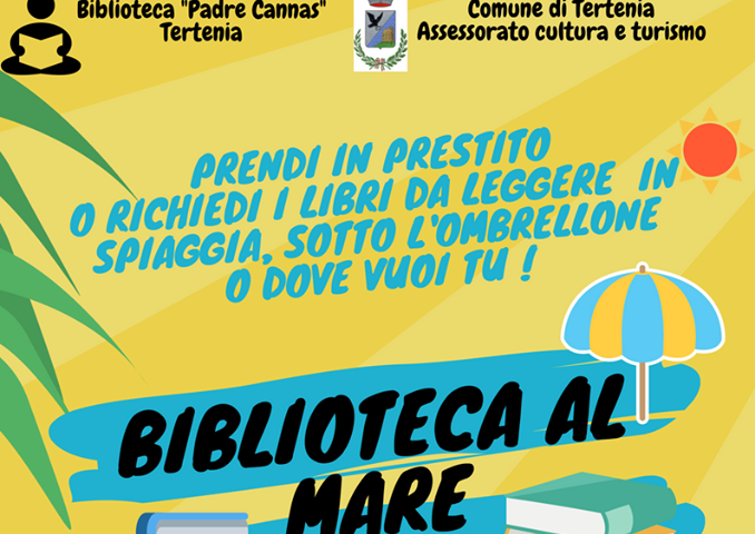 Tertenia, al via “Biblioteca al mare” dal 3 luglio