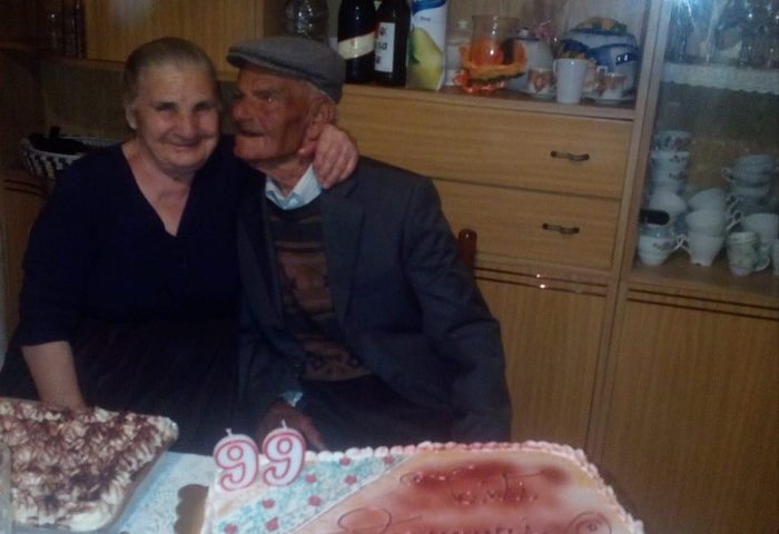 Perdas in festa, auguri a zio Armando Marci che oggi festeggia 99 anni