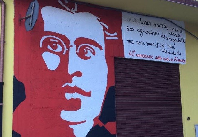 A Villagrande l’Associazione Amistade si occupa personalmente del murales di Gramsci