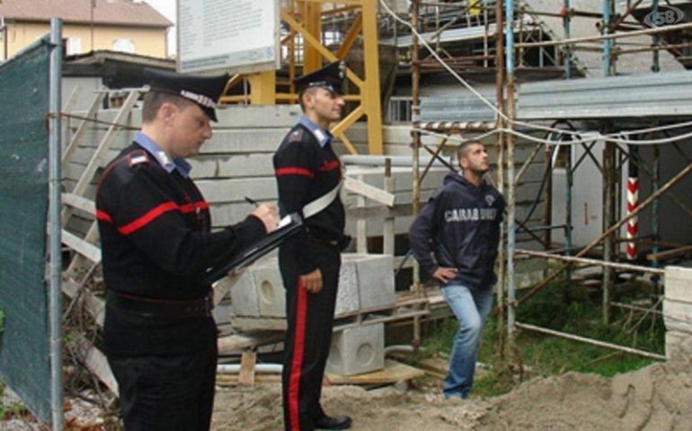 San Teodoro, controlli cantieri edili, il nucleo Ispettorato del Lavoro e i Carabinieri denunciano una persona