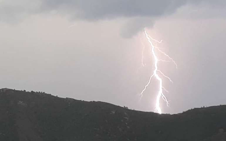 Le foto dei lettori. Temporale visto da Jerzu