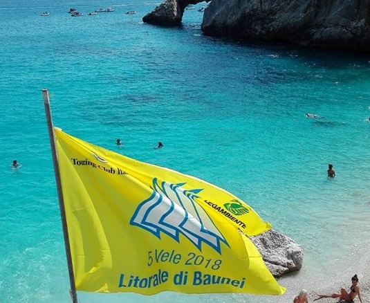 Baunei, le Cinque Vele 2018 sventolano a Cala Goloritzè