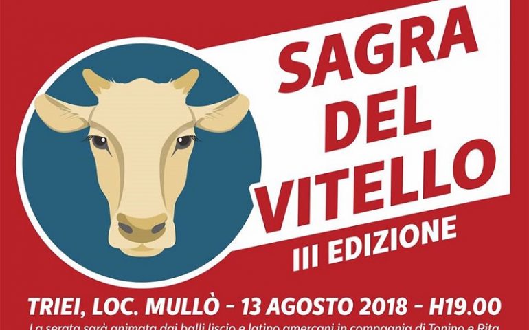 Triei, si scaldano gli spiedi. Tutto pronto per la terza edizione della Sagra del Vitello