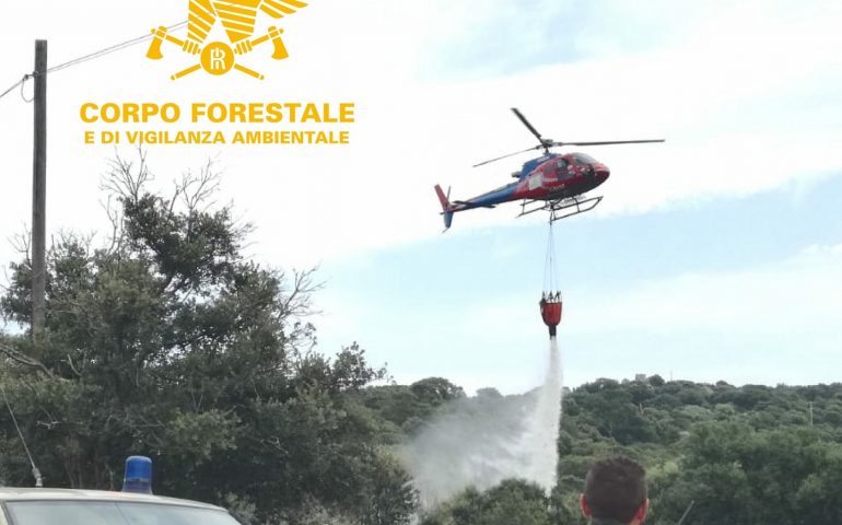 Siniscola, domato incendio nel pomeriggio di ieri