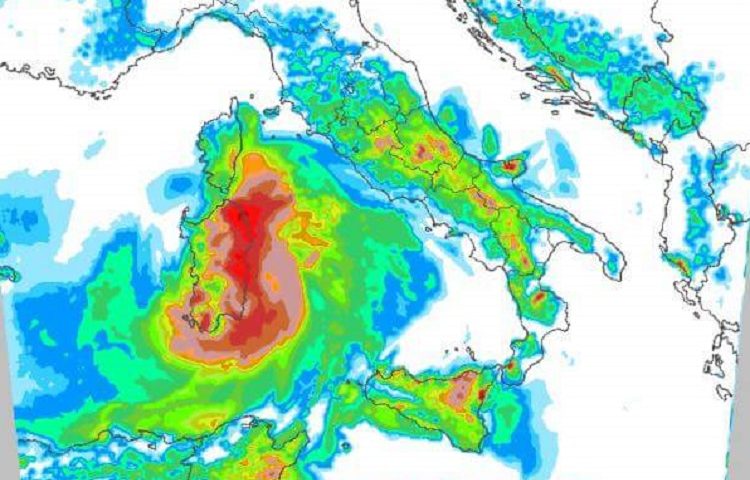 Sardegna, in arrivo violente precipitazioni. Allerta Meteo domani in Ogliastra