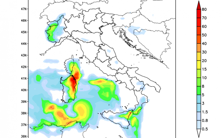 Meteo, per i sardi nuova ondata di maltempo nel weekend