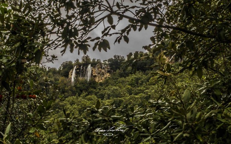 Le foto dei lettori. Le cascate di Ussassai durante la pioggia