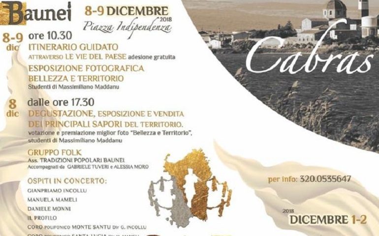 (PROGRAMMA) Baunei e Cabras, in arrivo l’evento Giants of Sardinian island