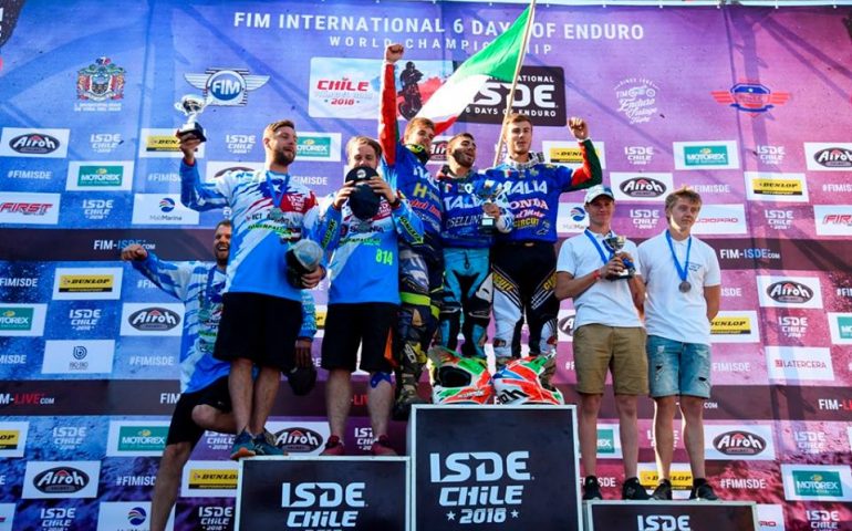 Il dorgalese Claudio Spanu trionfa in Cile, alla Sei giorni di Enduro: è Campione del Mondo per Club