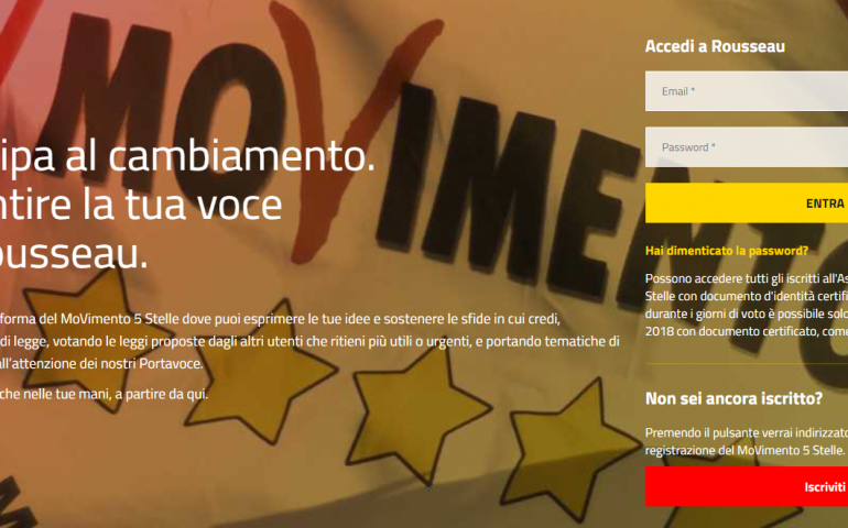 Regionarie M5S: 26 i candidati che si possono votare online entro le 22