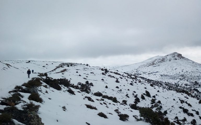 (FOTO) Gli scatti imbiancati dei lettori: Monte Armario, una distesa di bianco candido