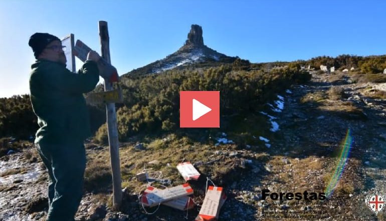 (VIDEO) Manutenzione del sentiero presso il tacco di Perd’e Liana: il video di Cristian Mascia