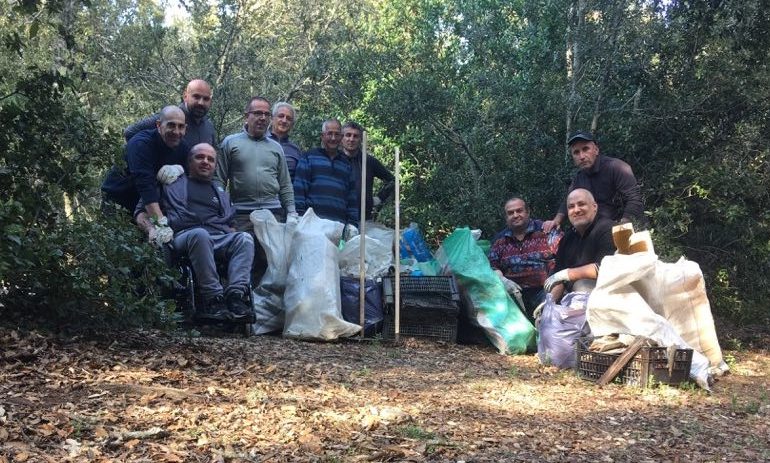 (FOTO) La Trash Challenge approda anche a Villagrande: le foto del prima e del dopo a Santa Barbara