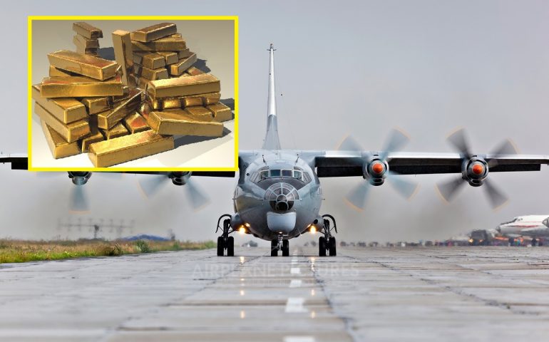 “Pioggia dorata” in Siberia: aereo perde 172 lingotti d’oro dopo il decollo