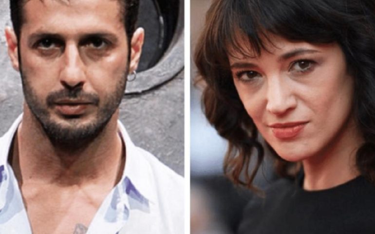 Asia Argento e Fabrizio Corona, secondo Dagospia la relazione è finta e dietro ci sono solo i soldi