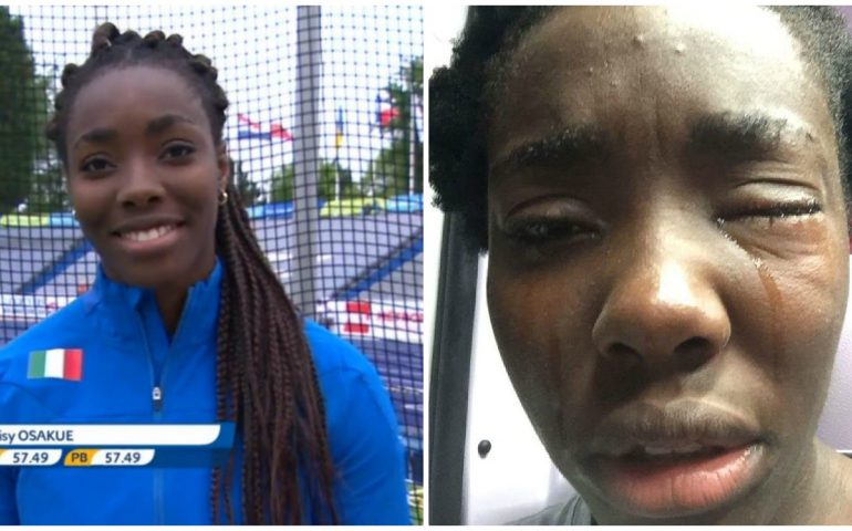 Daisy Osakue, nazionale italiana di atletica, picchiata selvaggiamente nella notte