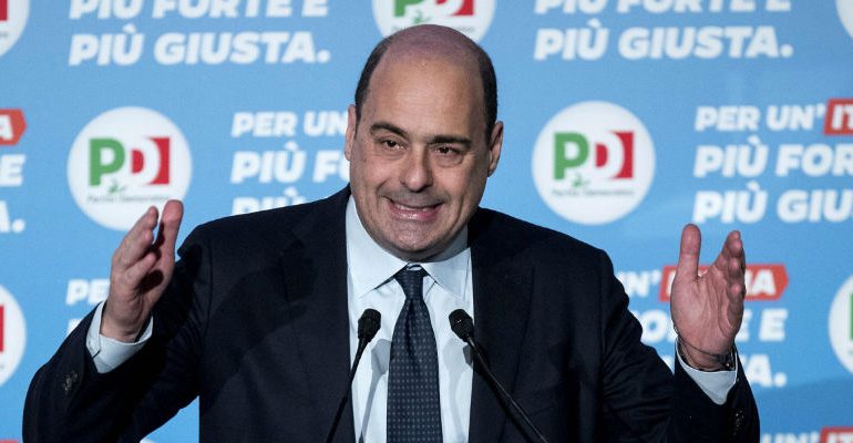Il segretario del Pd Zingaretti indagato per finanziamento illecito