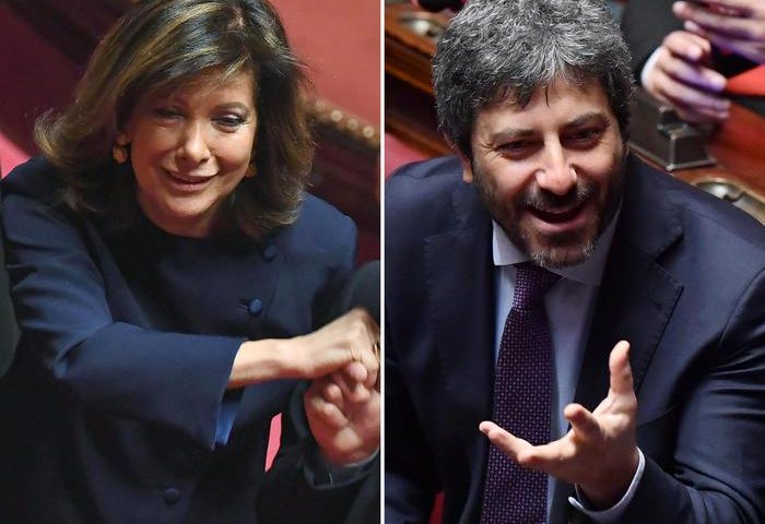 Fumata bianca: abbiamo una nuova presidentessa del Senato e un nuovo presidente della Camera