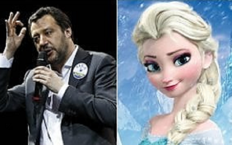 Salvini contro la Disney: “Elsa di Frozen lesbica? Io non voglio un mondo al contrario”